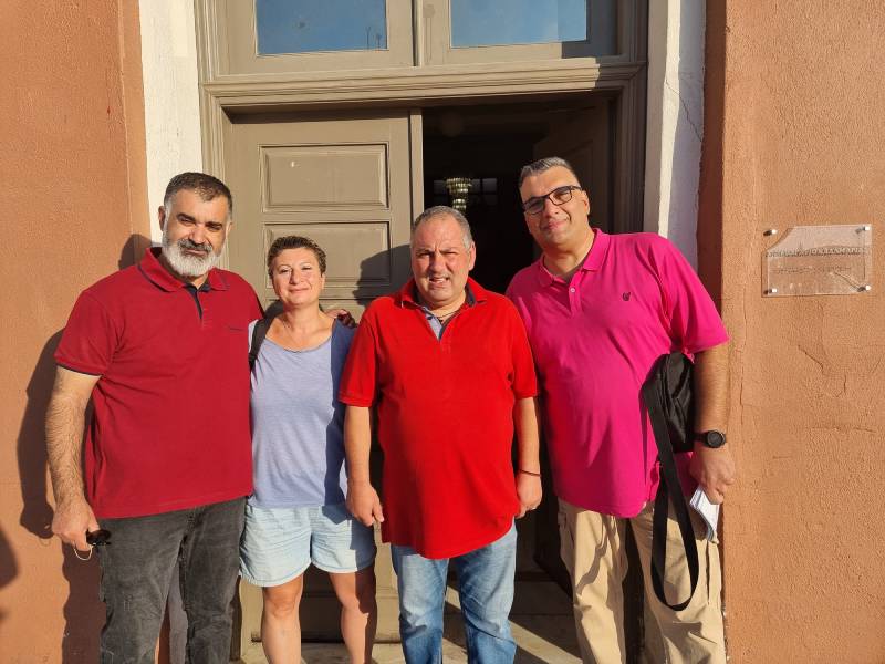 Eπίσκεψη στο Δημαρχείο και σε υπηρεσίες του Δήμου Καλαμαριάς